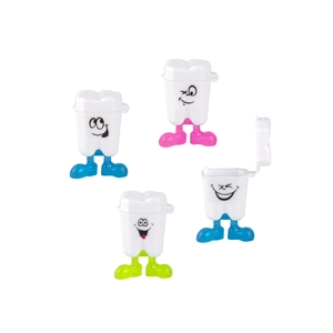 Tooth Saver Tooth Shaped With Feet Assorted Colors 50/Pk thumbnail 2