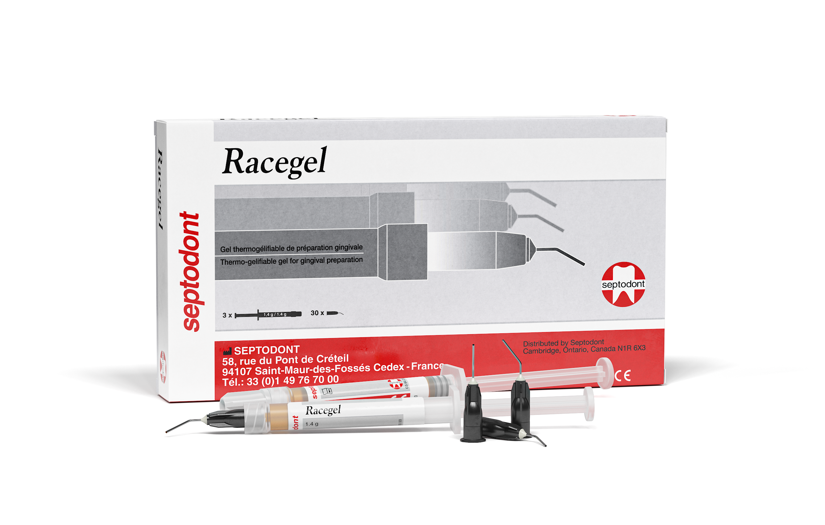 -Racegel 1.4G Syringe (3) W/30 Pre-Bent Tips - -Racegel 1.4G Syringe (3) W/30 Pre-Bent Tips - Image 1