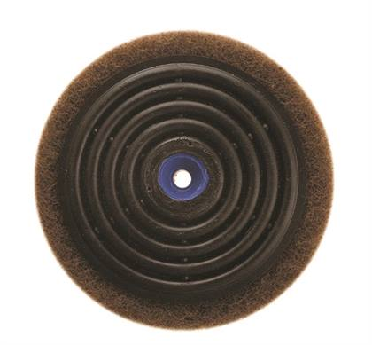 Scotch Brite 4" Diameter Fine Lathe Wheel 1" Thick thumbnail 2