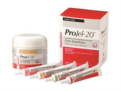 -ProJel 20 Anesthetic Gel Assorted 12g Tube (12) product image