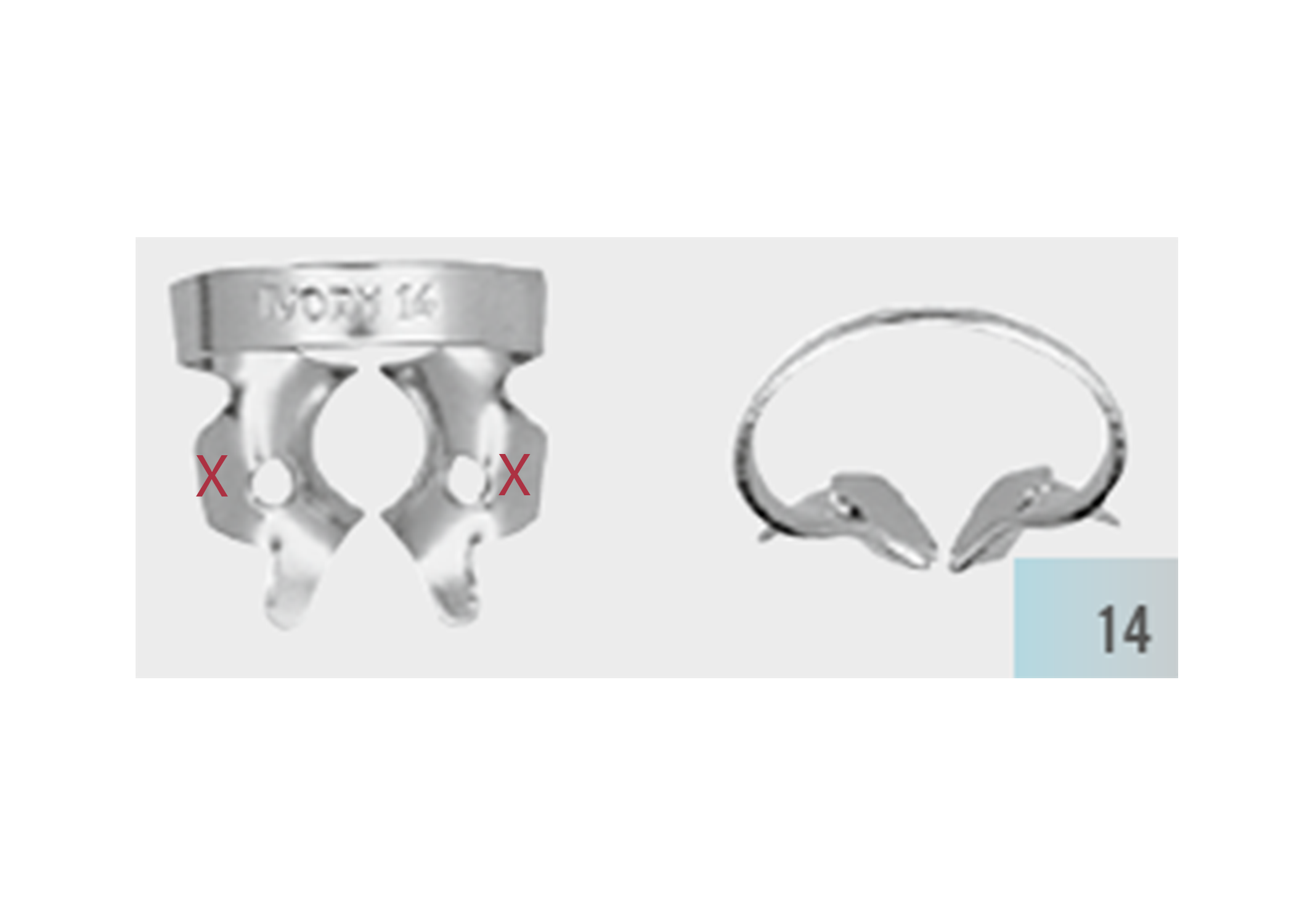 Rubber Dam Clamp W14, 50057554 thumbnail 10