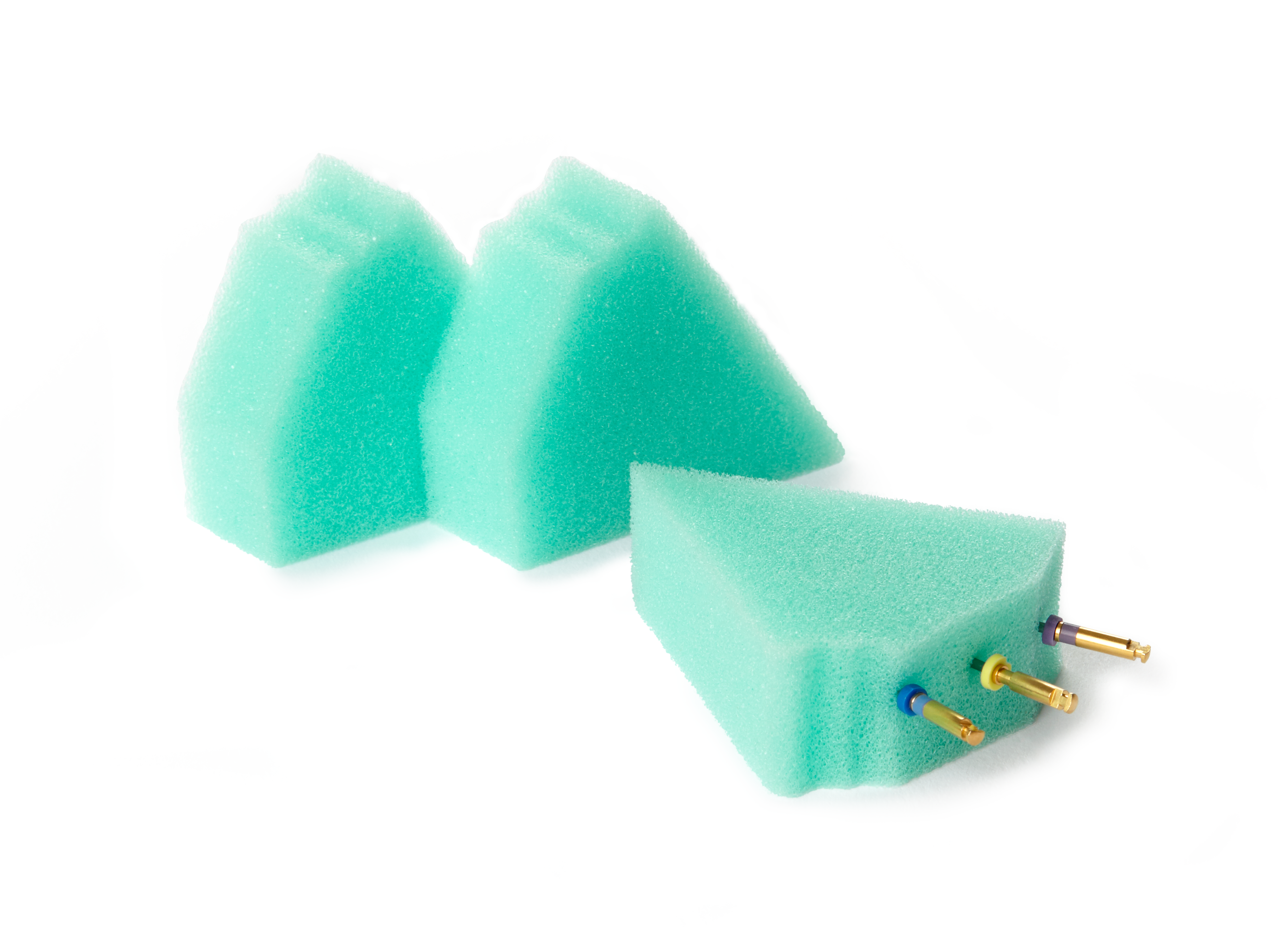 Green Endodontic Foam Triangle Refill (50) product image