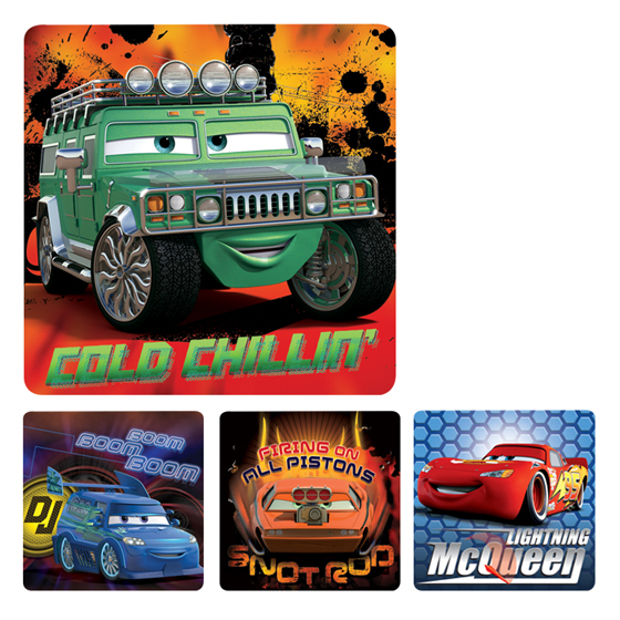 Stickers Cars Assorted 100/Rl thumbnail 3