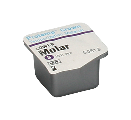 Protemp Crown Temporization Material, Adult, Refill, Lower Small Molar, Universal Shade, 5/Pk thumbnail 12