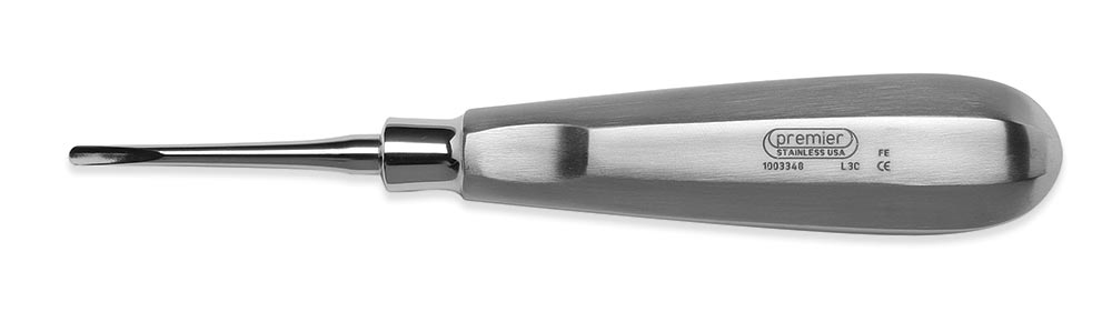 Luxating Elevator, Curved, Single-End, Large Stainless Steel Handle, # 3, 1/Pk, 1003348 thumbnail 6