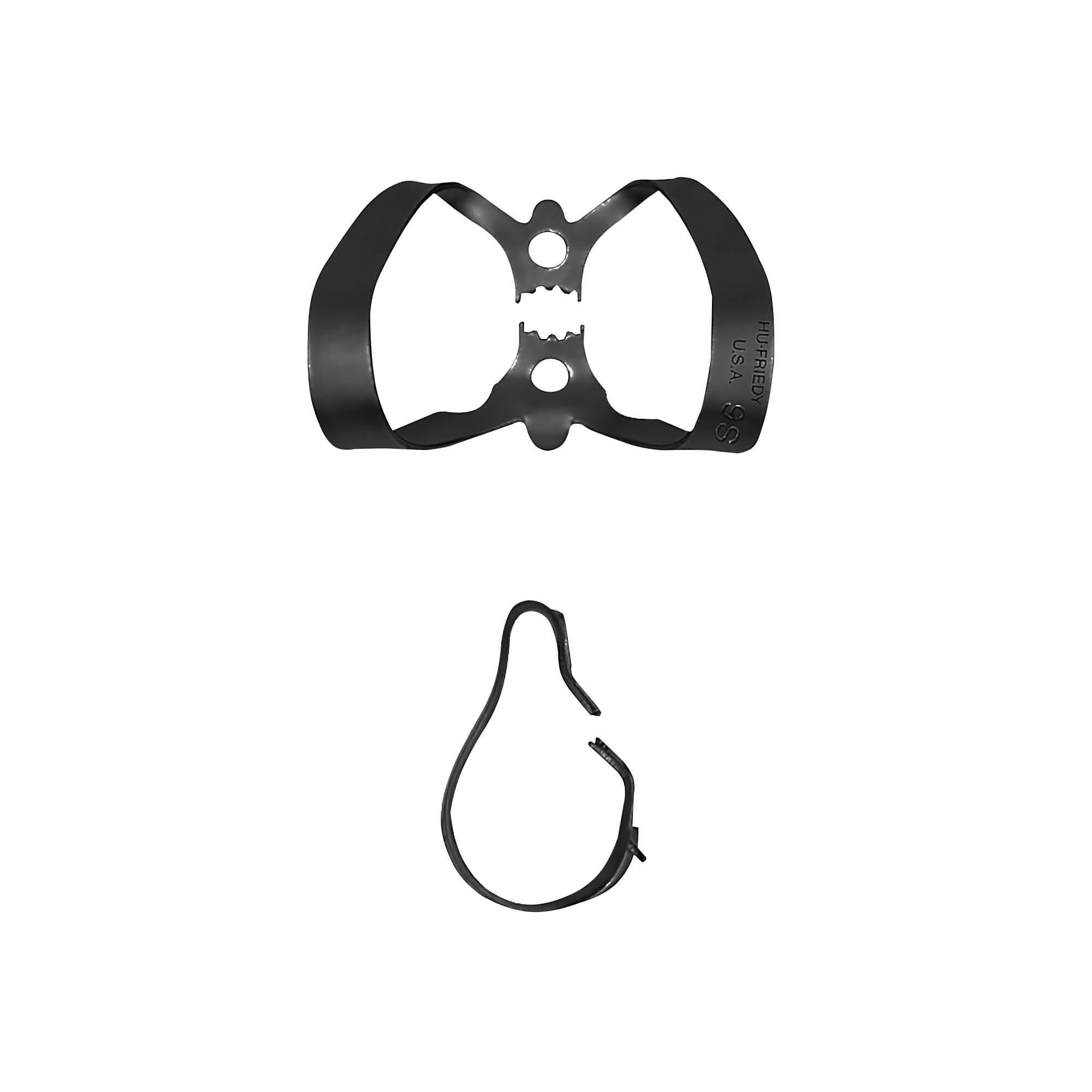 Hu-Friedy Black Line Rubber Dam Clamp Winged Size 9S Ea thumbnail 9