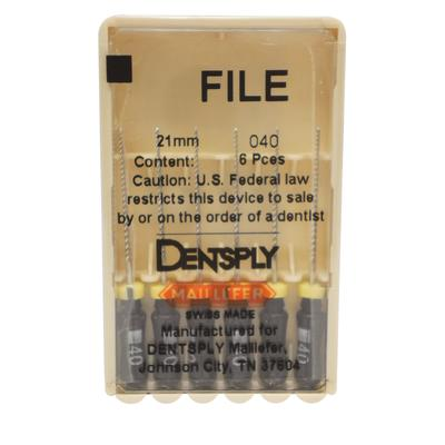 Hand K-File 21 mm Size 40 Stainless Steel Black 6/Pk thumbnail 12