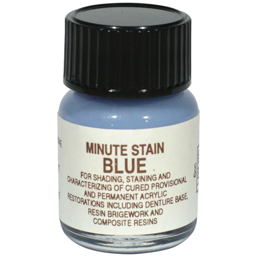 Minute-Stain Denture Accessories Colored Acrylic Blue 1/4oz/Bt thumbnail 5