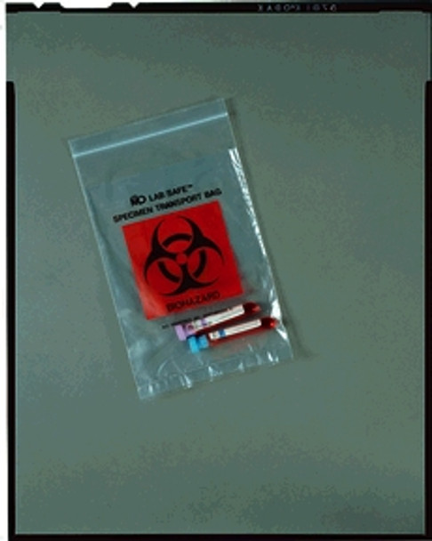 Biohazard Lab Specimen 6"x 6" Zip Lock Bags (1000) product image