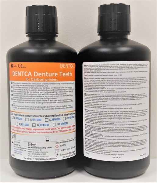 Dentca Denture Teeth Resin A2 1 Liter thumbnail 3