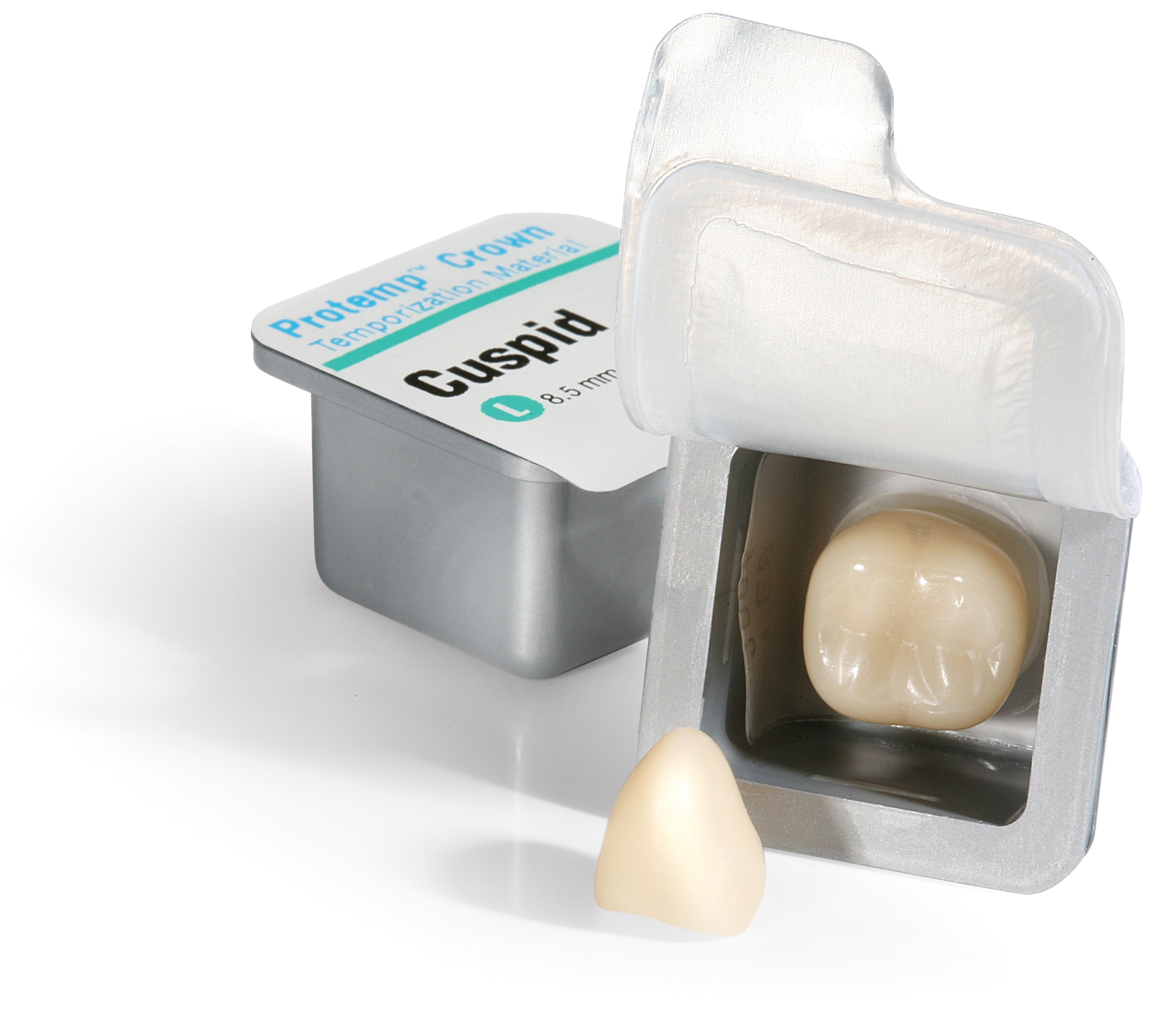 Protemp Crown Temporization Material, Adult, Refill, Large Cuspid, Universal Shade, 5/Pk thumbnail 8