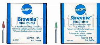 Brownie Polishers, Pre-Polishing, FG, Mini-Point, # 030, Brown, 12/Pk, 0413 thumbnail 14