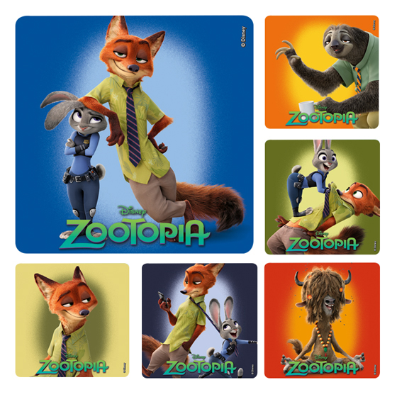Stickers Zootopia Assorted 100/Rl thumbnail 2
