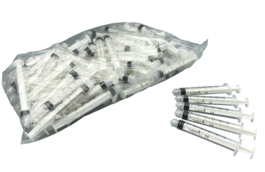 Luer Lock Style Irrigation Syringe 3 cc White thumbnail 11