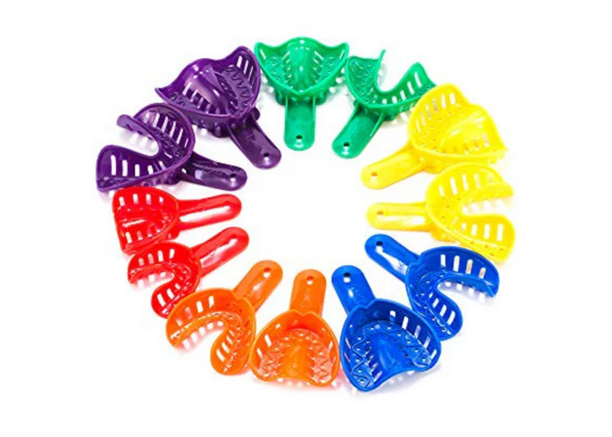 IM Loc Disposable Impression Tray Small Lower Blue Pack of 50 thumbnail 2