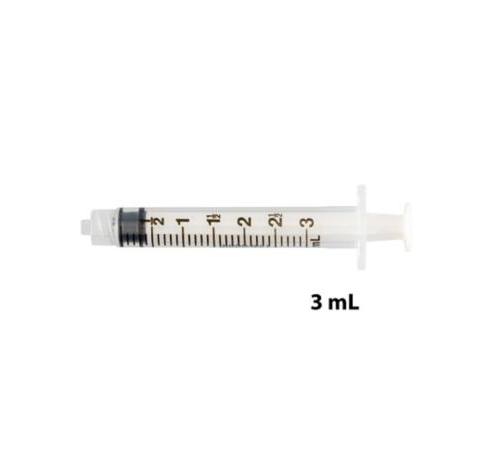 Monoject 3cc Syringe 25G 1.25" Needle Sterile (100 product image