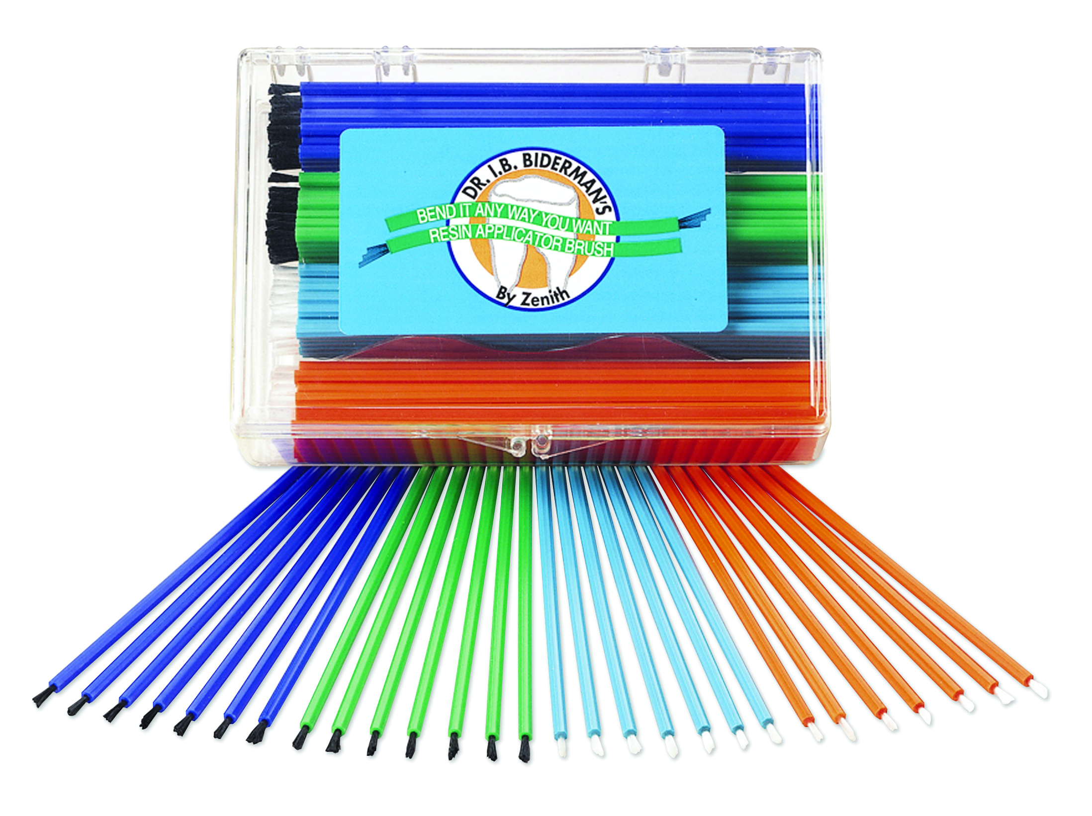 I.B. Brush Bendable Applicator Blue Fine Bristles 144/Bx thumbnail 7