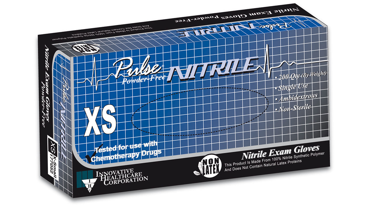Innovative Pulse SM Nitrile PF Txt Glove (200) product image