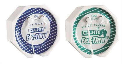 GUM Eez-Thru Waxed Teflon Floss 4 Yards Mint 144/Bx thumbnail 4