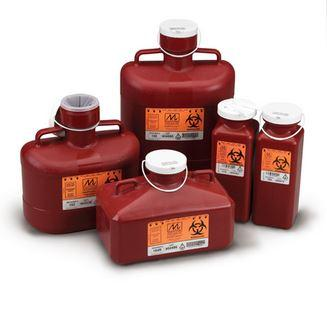 Sharps Container Red 4.8qt w/Locking Screw Top product image
