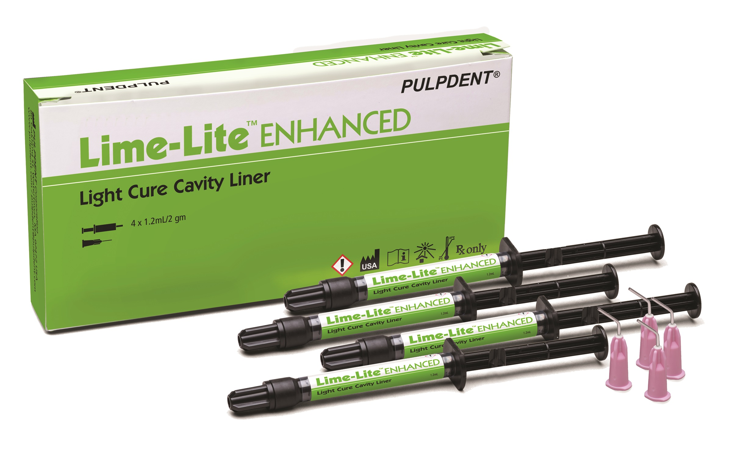 Lime-Lite Enhanced Cavity Liner, 1.2 ml, Syringe Kit, 4/Pk, LLE thumbnail 14