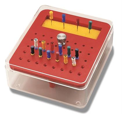 Endo Organizer Patient Set-Up Red/Clr Hlds up to 40 Fls (Hdstrms&Rmrs) Ea thumbnail 4