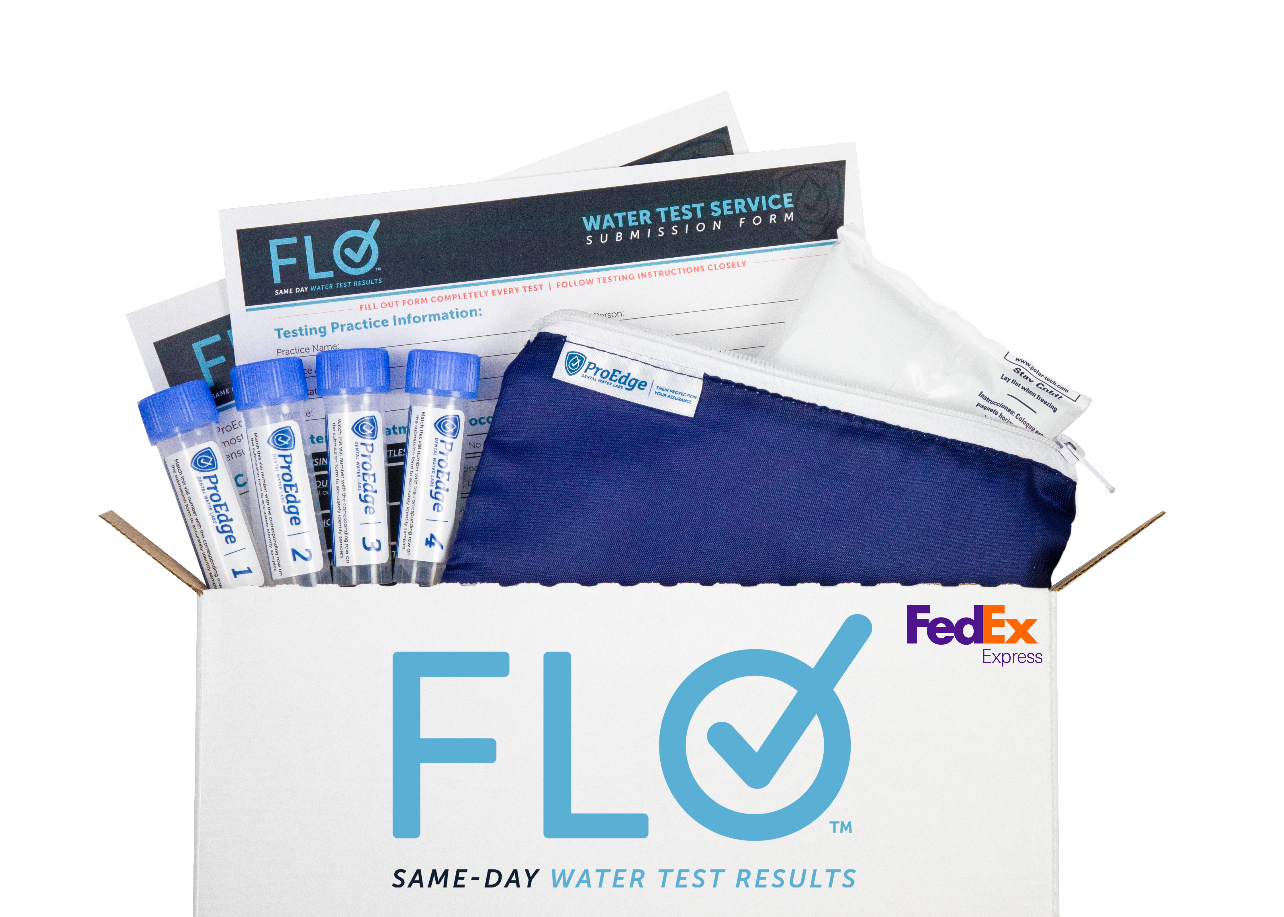 Flo Water Mail-in Test Kit w/ 8 Specimen Vial thumbnail 9