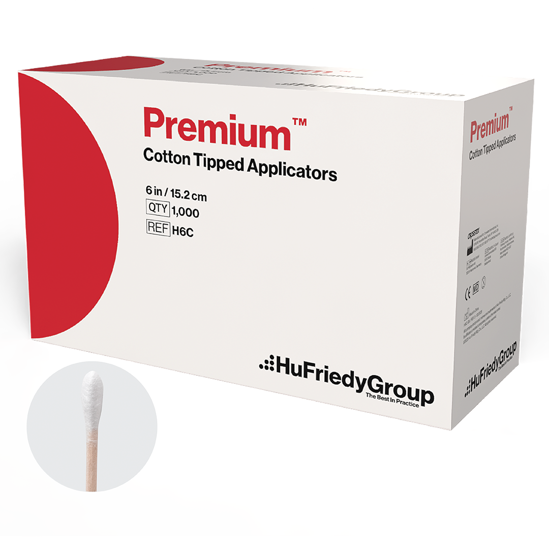 Crosstex - Premium Cotton Tip Applicators 6" 1000/Box image