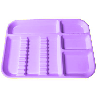 Plasdent - Divided Tray Size B Neon Purple thumbnail 3