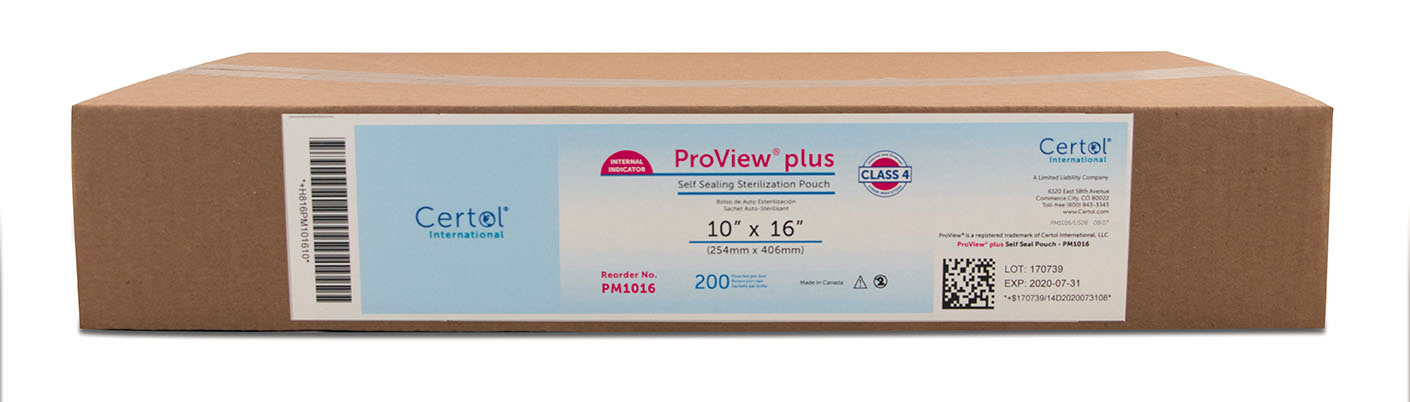 Proview Sterilization Pouch 10 in x 16 in 200/Bx thumbnail 3