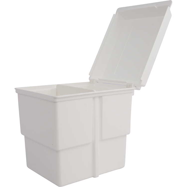E-Z Storage, Tub, White w/ White Cover, 1/Pk, 29R605 thumbnail 12