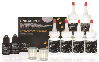 Unifast LC Light-Curing Acrylic Resin, Intro Package image
