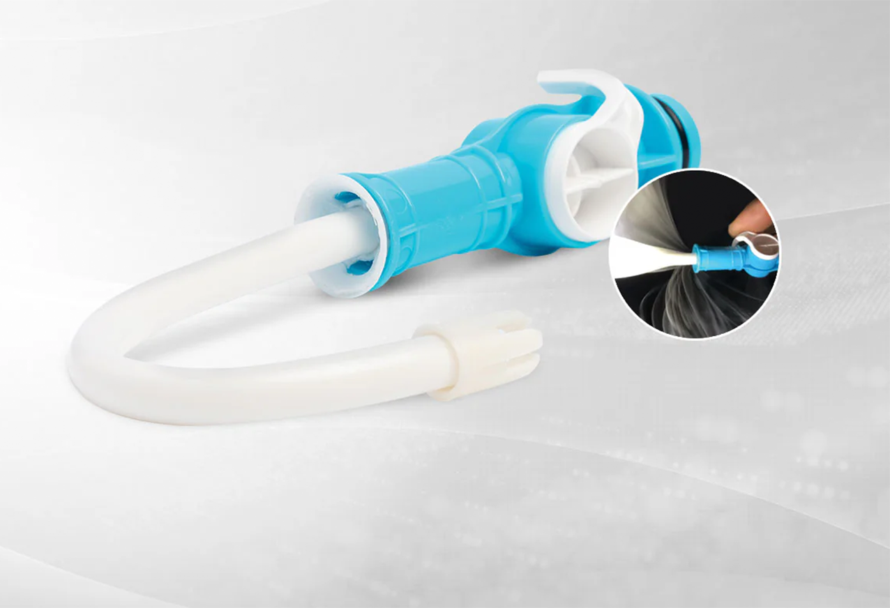 Dove Aero HVE Backflow Prevention Saliva Ejector R2041-3 Blue Bag of 100 product image