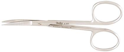 Iris Gum Scissors 4" Curved - Iris Gum Scissors 4" Curved - Image 1