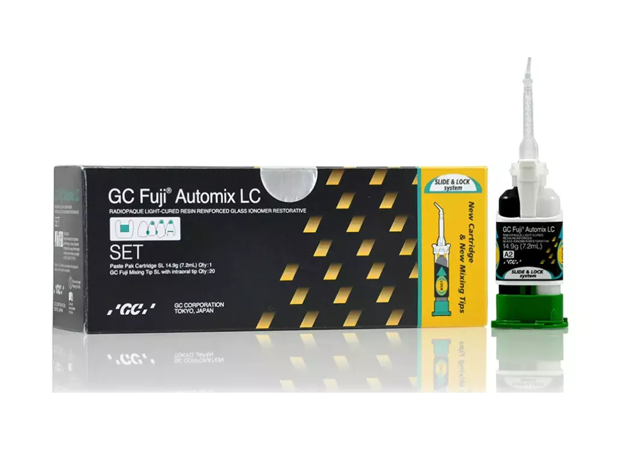 Fuji Automix LC Resin-Reinforced Glass Ionomer, Light-Cure, Starter Kit, 14.9 g, Medium Viscosity, A1, 1/Pk thumbnail 9