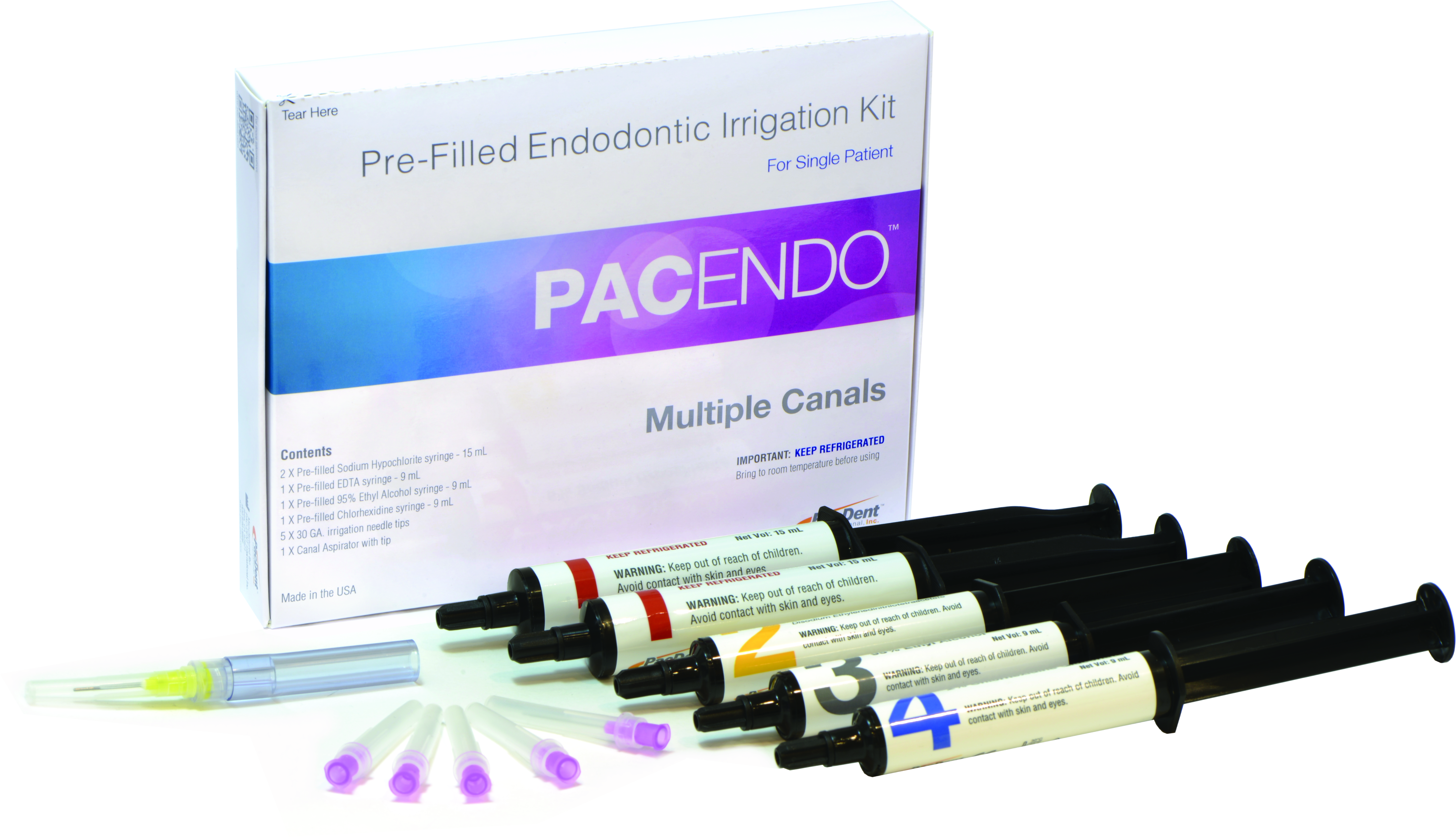 4 X PacEndo™ Endodontic Irrigation Multiple Canals Kit thumbnail 2