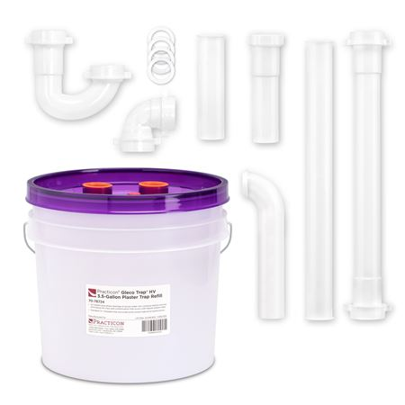 Gleco Trap Hv Kit 3.5-Gallon Plaster Trap Kit. Includes 3.5-Gallon Heavy Duty Container All , 7078722 thumbnail 6