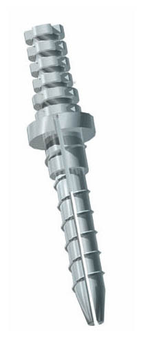 Flexi-Flange Post, Titanium, Standard Refill, # 2, Blue, 10/Pk, 435-02 image