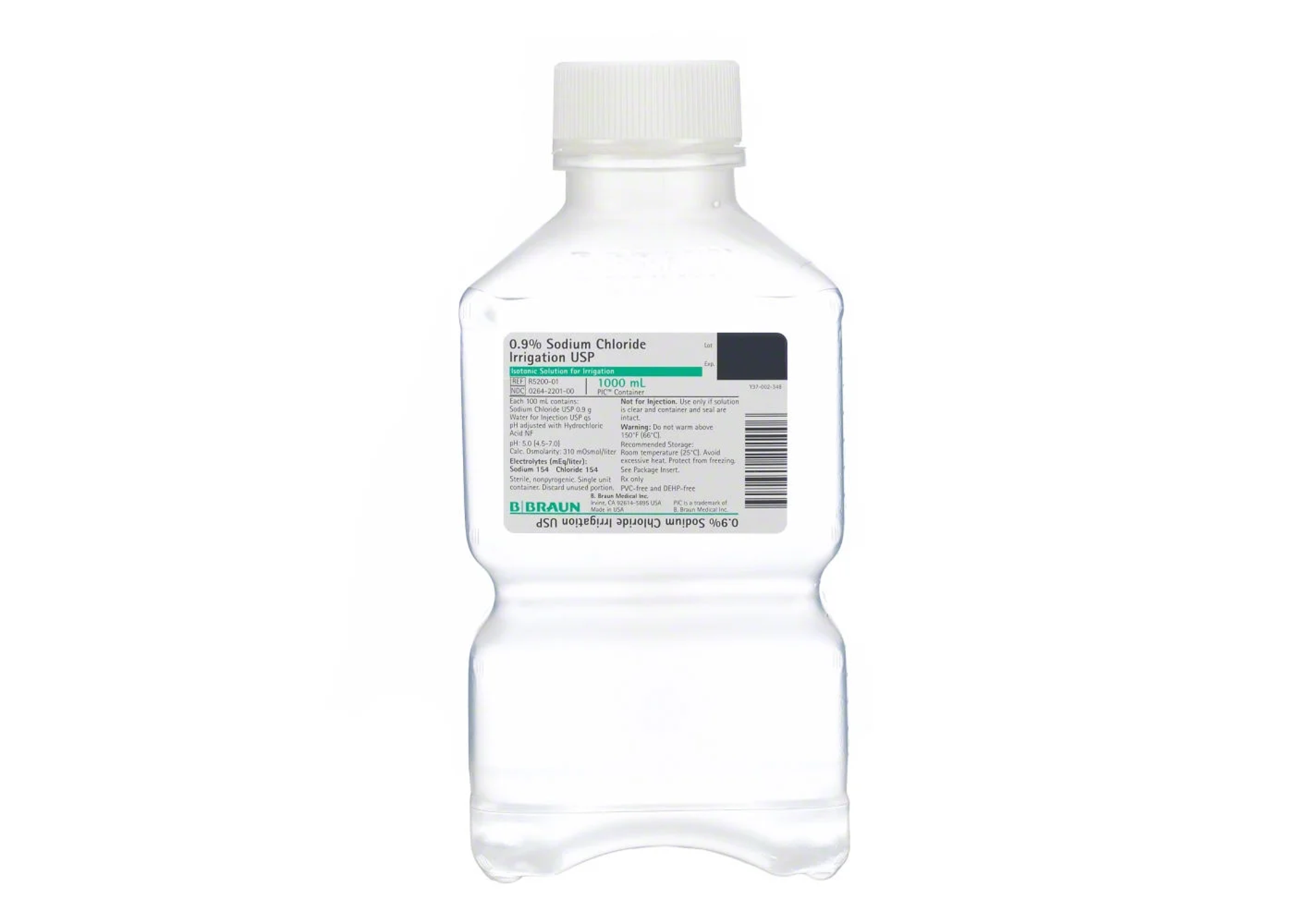 Sodium Chloride 0.9% Irrigation 1000ml Bottle image