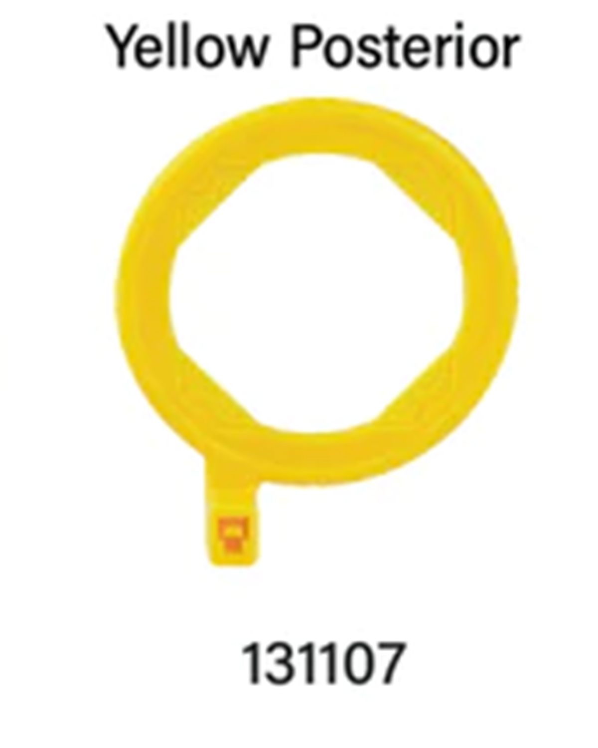 EzAim X-Ray Positioning Ring Posterior Yellow, 131107 thumbnail 8