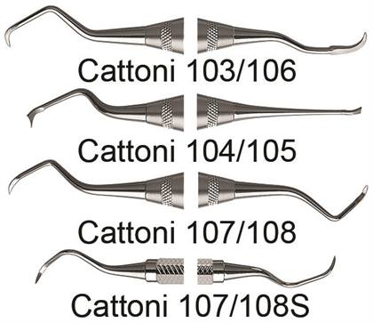 Scaler Cattoni Double End Size 103/106 #6 Satin Steel Immunity Steel Ea thumbnail 7
