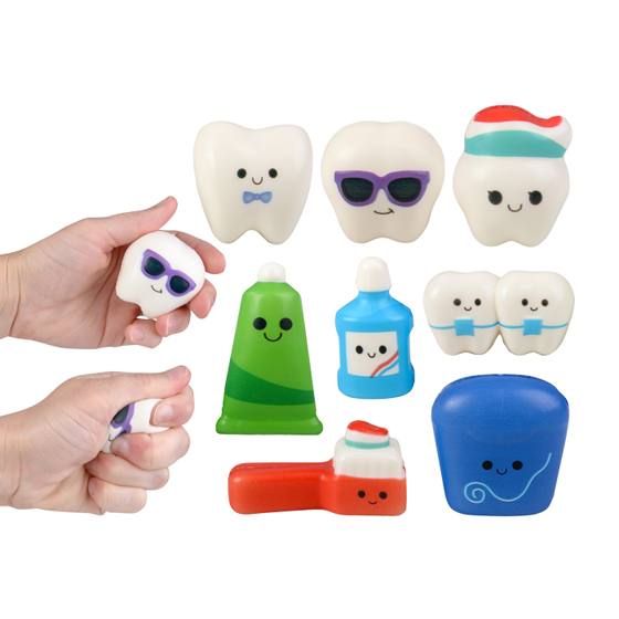 Baby Tooth Finder Toys Squishy Mini Dental Poly Urethane Assorted 50/Pk thumbnail 3