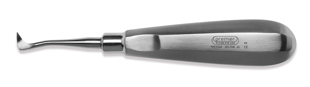 Elevator, Seldin, Left, Single-End, Large Stainless Steel Handle, # 4L, 1/Pk, 1003368 thumbnail 5