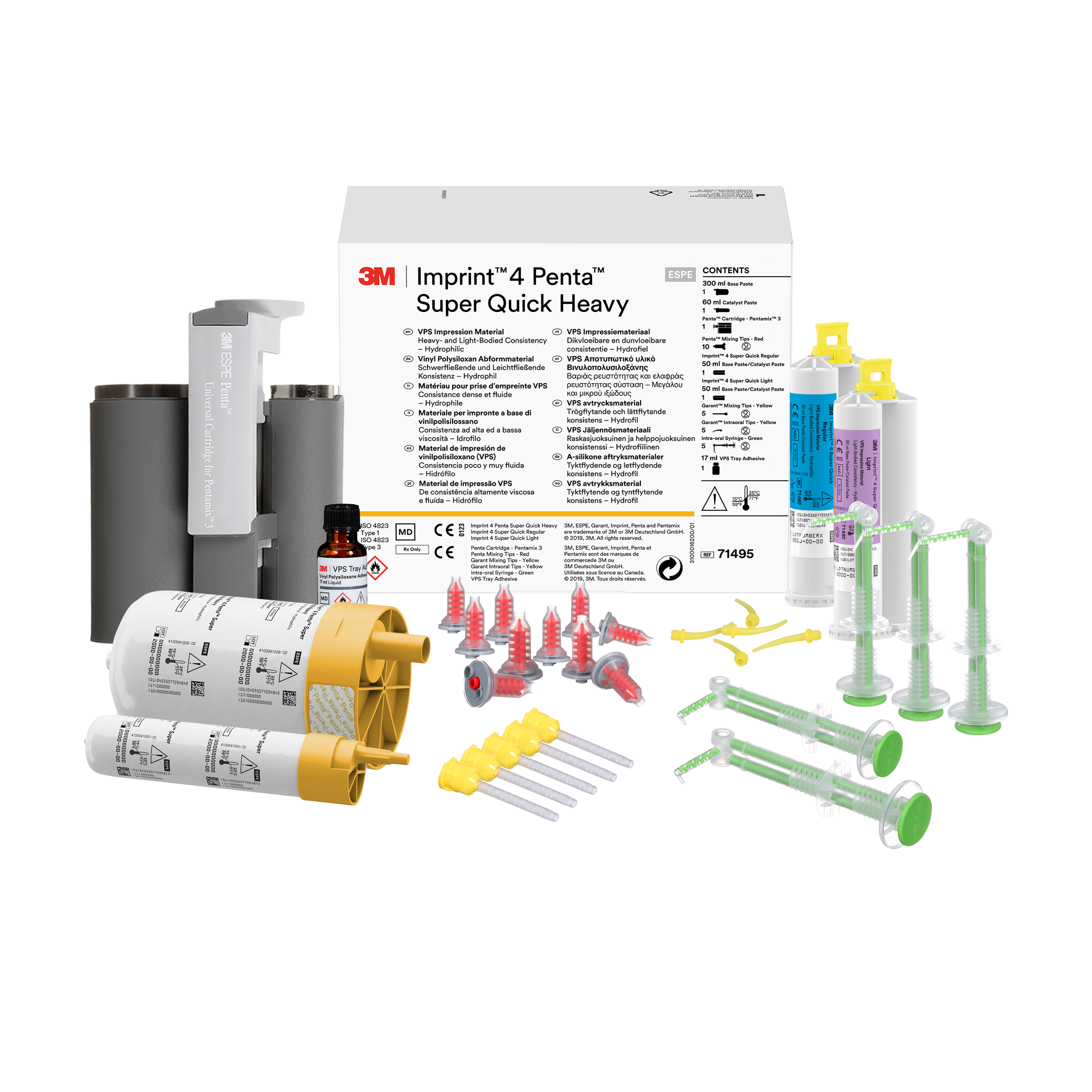 3M™ Imprint™ 4 Penta™ Impression Material Spr Quck 460 mL HB Mint Intro Kit Ea thumbnail 9