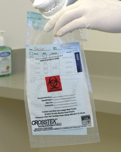 Lab Transport Plastic Bags, 6" x 10", 250/Pk, BAGS image