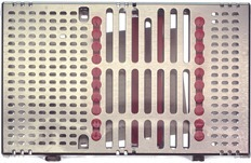 Hu-Friedy - Double-Decker 20-Instrument Signature Series Cassette W/ Accessory Area, Red thumbnail 6
