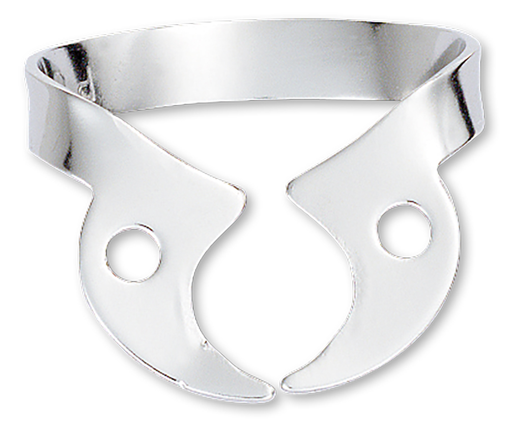 Hygenic Rubber Dam Clamp, Gloss Finish, # W3, Wingless, 1/Pk, H03814 thumbnail 10