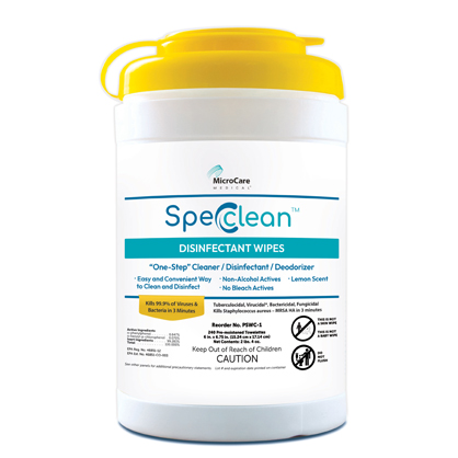 Spec Clean Disinfectant Wipes Canister 240/Cn thumbnail 5