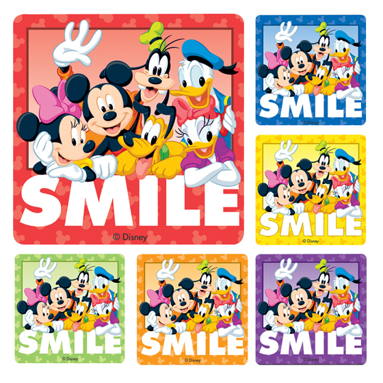 Stickers Disney Smile Assorted 100/Rl thumbnail 7