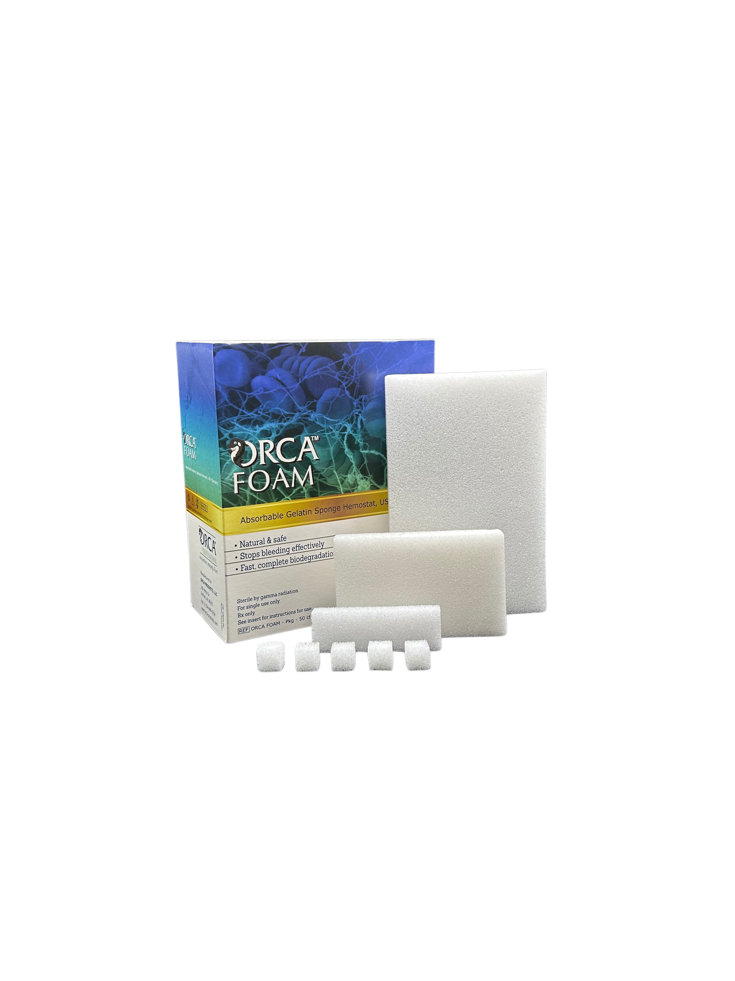 Foam Porcine Gelatin Hemostatic Sponge Nasal (20) product image